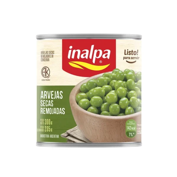 Arvejas Inalpa Secas Remojadas X300gr