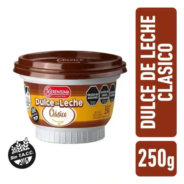 Dulce De Leche La Seren¡sima Cl sico 250g