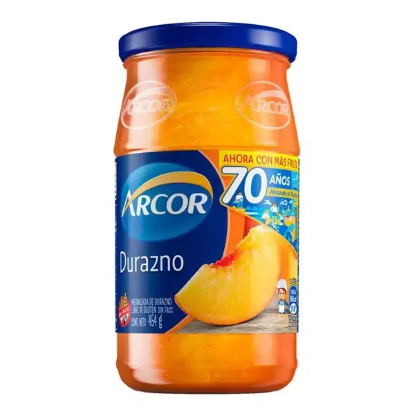 MERMELADA ARCOR DE DURAZNO 454GR