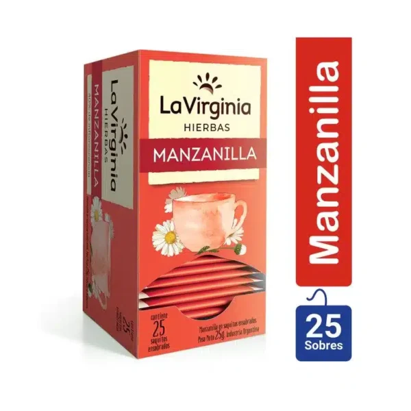 Te La Virginia Manzanilla Ensob 25 saq