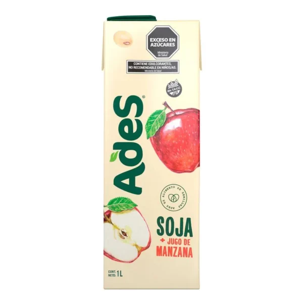 Ades Soja + Jugo De Manzana 1 L