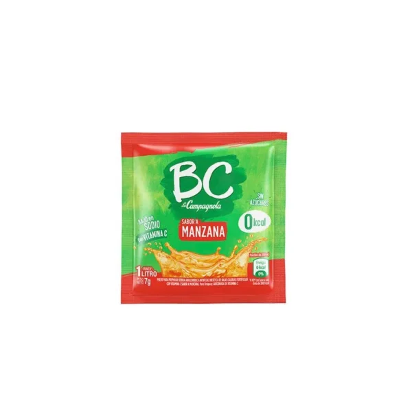 Jugo En Polvo Bc Manzana Roja 7gr