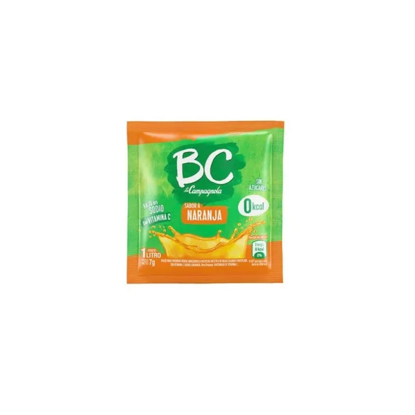 Jugo En Polvo Bc Naranja7gr