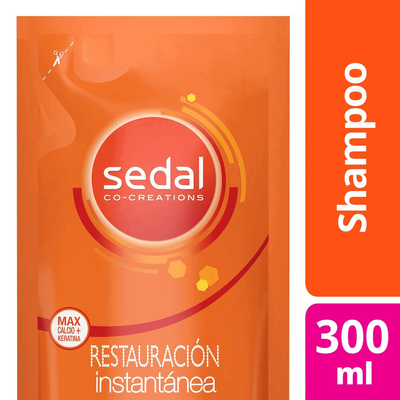 Shampoo Sedal restauración instantánea doypack 300 ml