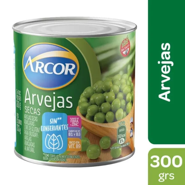 Arvejas Arcor 300 Gr