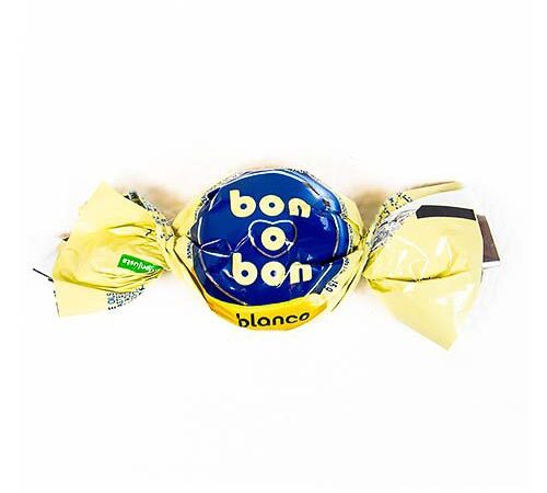 Bombón chocolate blanco Bon o Bon 15 g.