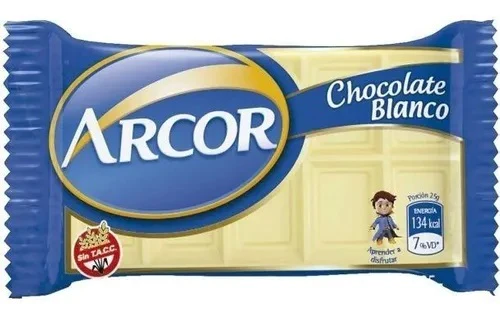 Chocolate Arcor Blanco