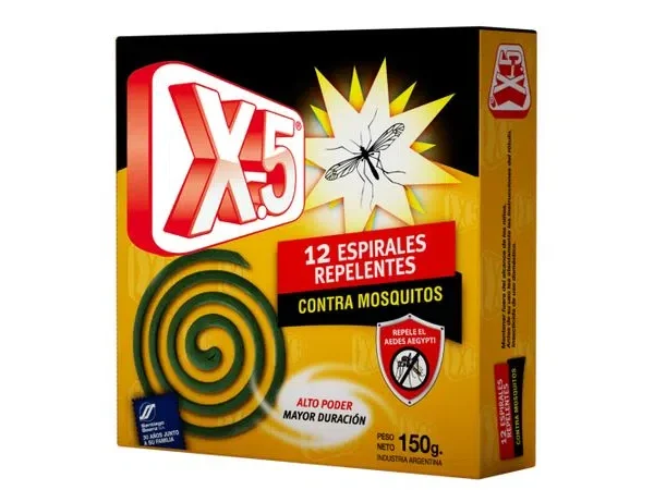 Espirales para mosquitos X-5 x 12 uni