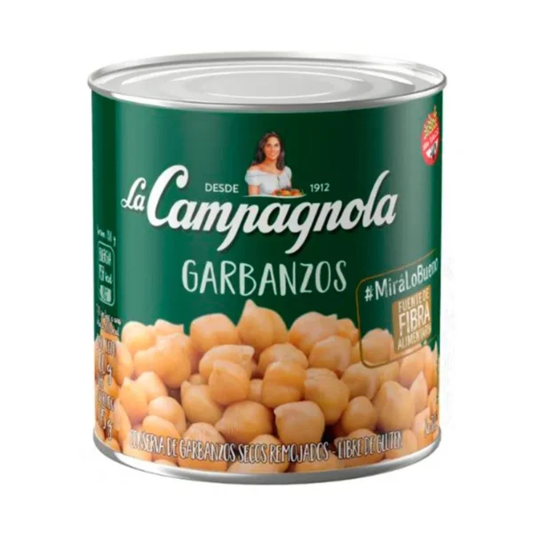 Garbanzos La campagnola secos remojados 300 g