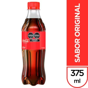 Gaseosa Coca Cola regular pet 375 ml.