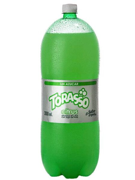 Gaseosa torasso citrus x3 lts