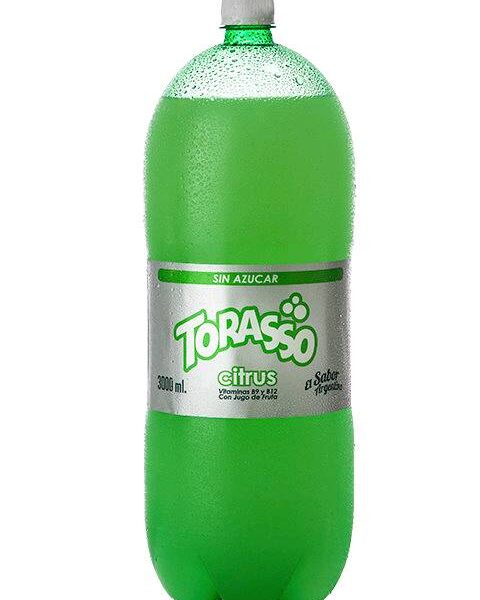 Gaseosa torasso citrus x3 lts