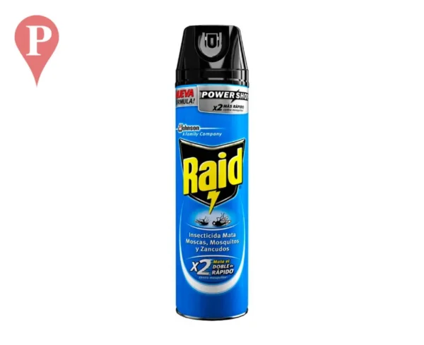 Insecticida Raid Mata Moscas y Mosquitos x360ml