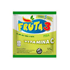 JUGO FRUTA 3 SABOR PERA 15G (RINDE 3 L)