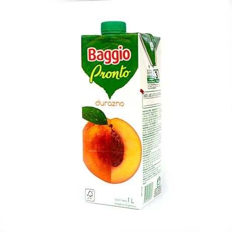 Jugo de Durazno 1 Lts BAGGIO
