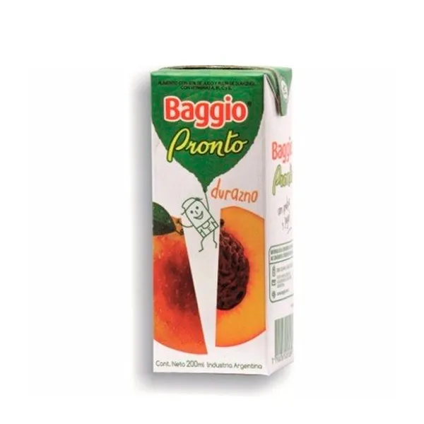 Jugo de Durazno 200 ml BAGGIO