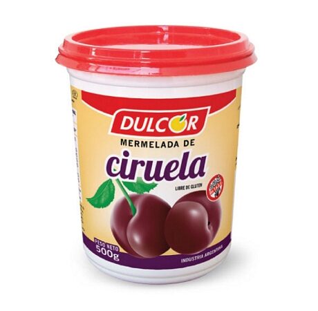 MERMELADA DULCOR CIRUELA POTE X 500 GR