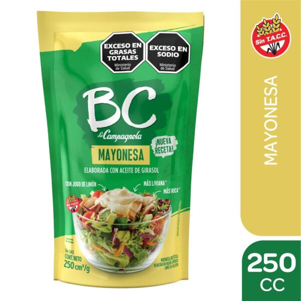 Mayonesa BC La Campagnola light 250 g.