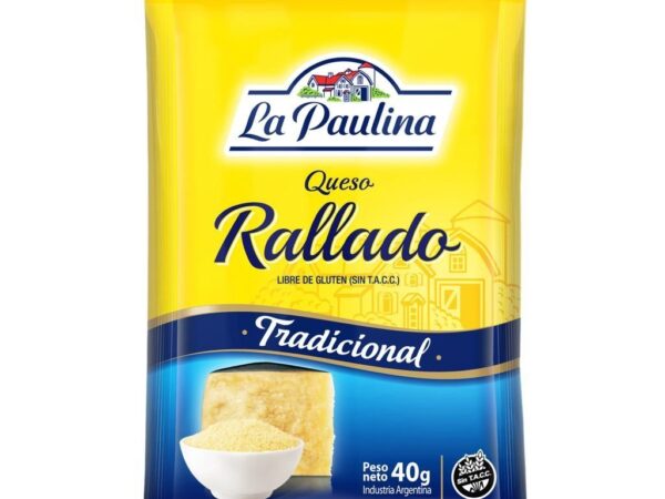 QUESO RALLADO LA PAULINA X 40G