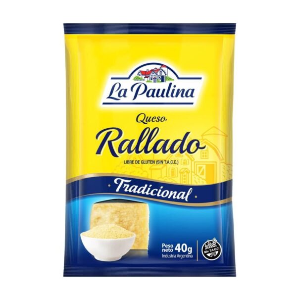 QUESO RALLADO LA PAULINA X 40G