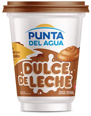 Dulce de leche 400gr punta del agua