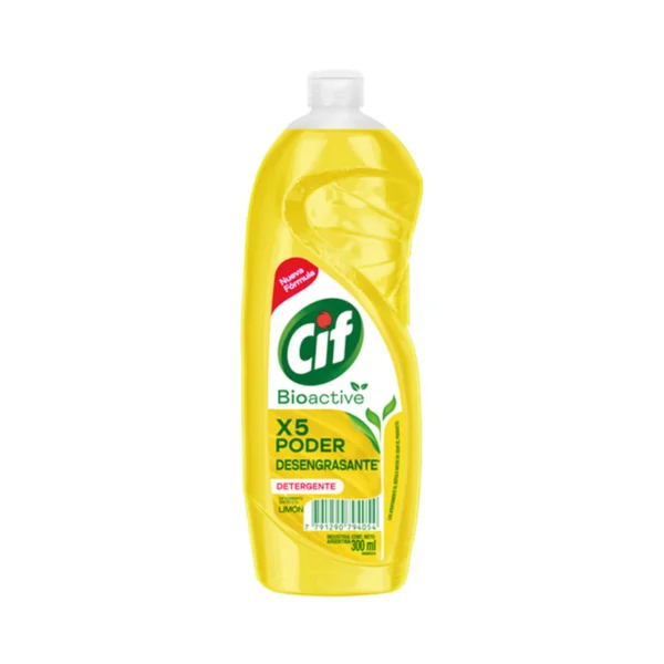 Detergente Cif bioactive limón 300 cc.