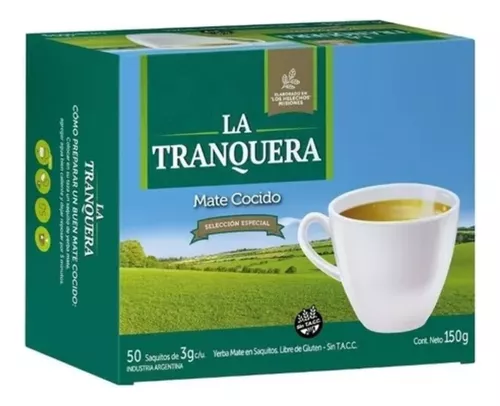 Mate Cocido La Tranquera 50 Saquitos