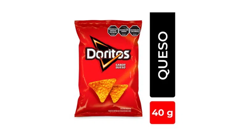 Nachos Doritos sabor queso 40 g.