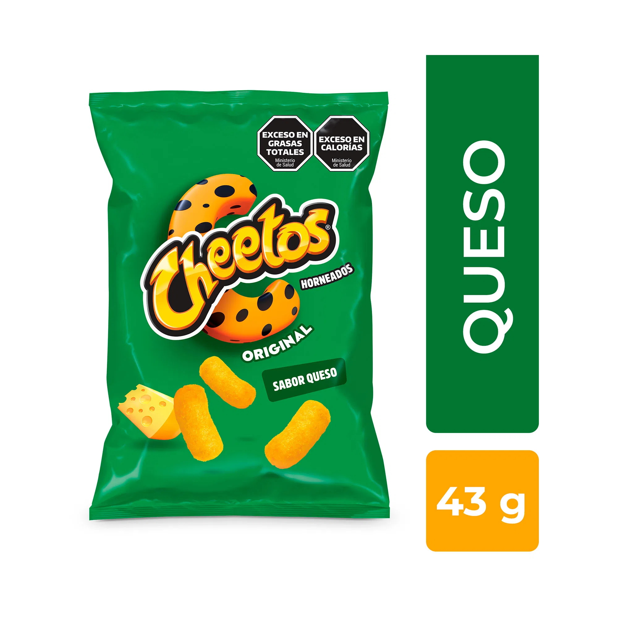Palitos de maíz Cheetos sabor queso 43 g.