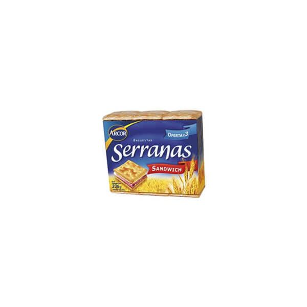 Serranas Sanwich x 3 unidades