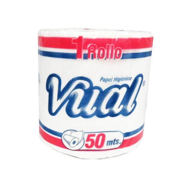 PAPEL HIGIENICO VUAL X1 50M