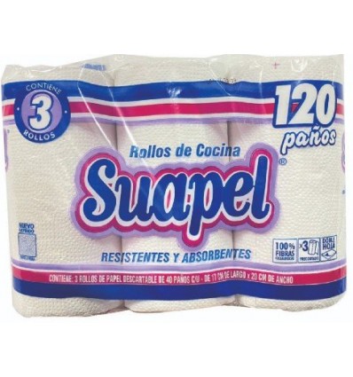 ROLLO COCINA SUAPEL 3*120 PAÑOS