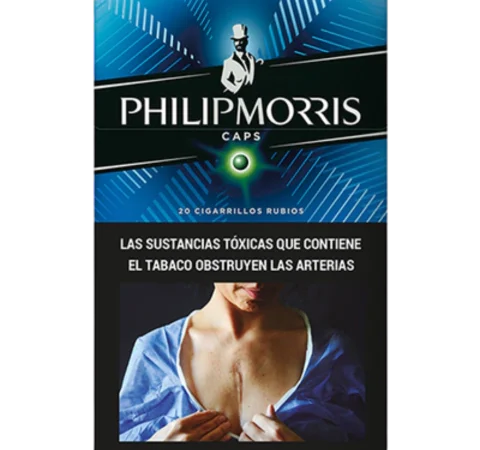 PHILIP MORRIS CAPS BOX 20