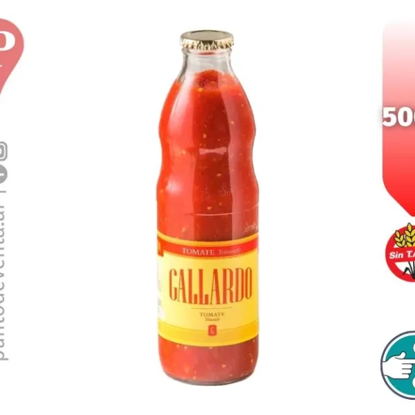 Tomate Triturado Botella Gallardo 500g / 950g