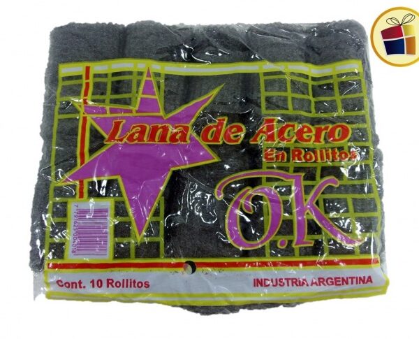 ROLLITO LANA DE ACERO OK X10