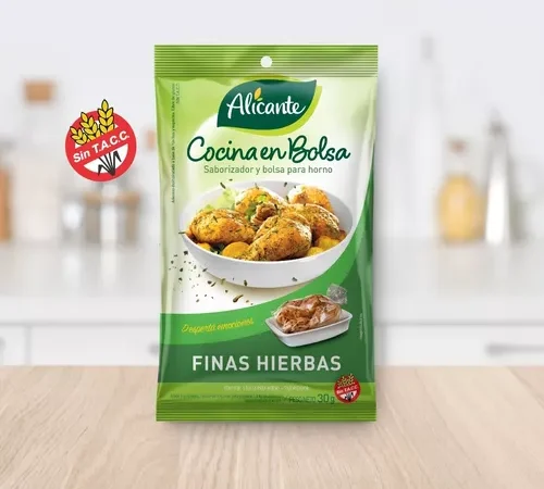 Alicante Cocina En Bolsa Saborizador Finas Hierbas X 30 Gr