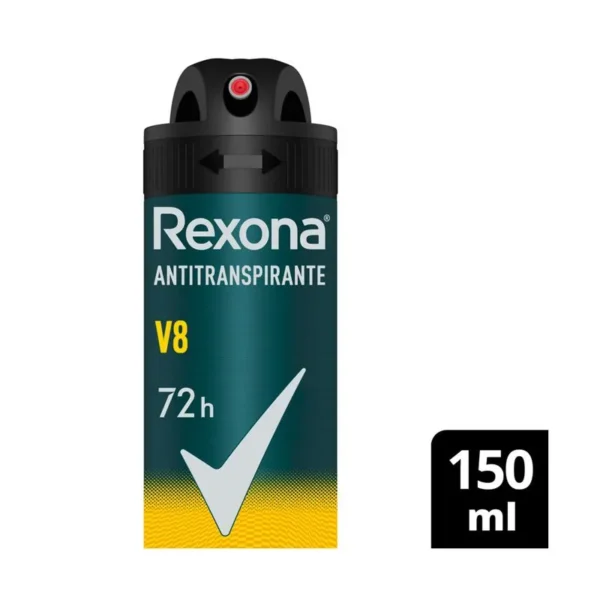Antitranspirante en aerosol Rexona men V8 150 cc.