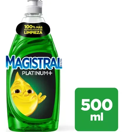 DETERGENTE LIQUIDO MAGISTRAL PLATINUM PLUS 500ML