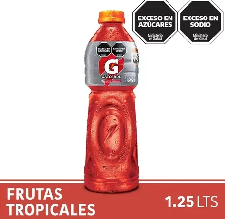 BEBIDA ISOTONICA GATORADE FRUTAS TROPICALES 1.25 LT