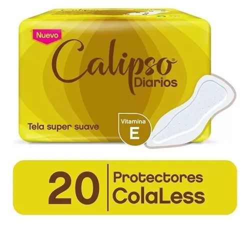 PROTECTORES DIARIOS CALIPSO COLALESS 20U PACK 12 UNIDADES