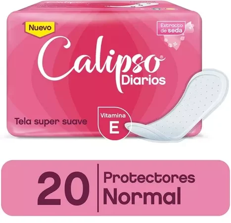 CALIPSO NORMAL TELA TIPO SUPER SUAVE PROTECTOR DIARIO X20 U