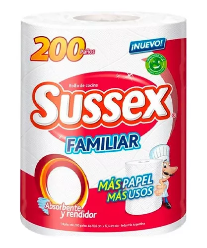 Rollo De Cocina Sussex De 200 Paños