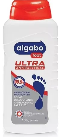 Talco Antibacterial Desodorante En Polvo 100g Algabo