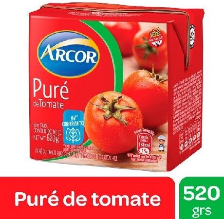 Puré De Tomate Arcor 520g