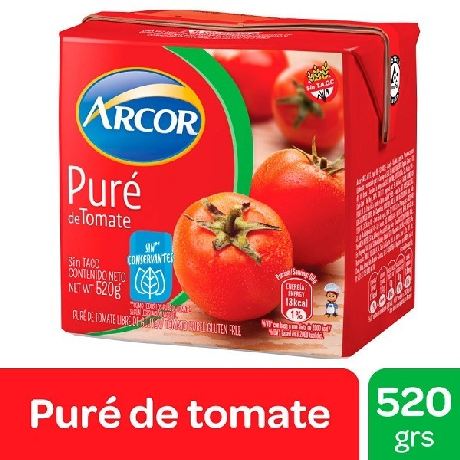 Puré De Tomate Arcor 520g