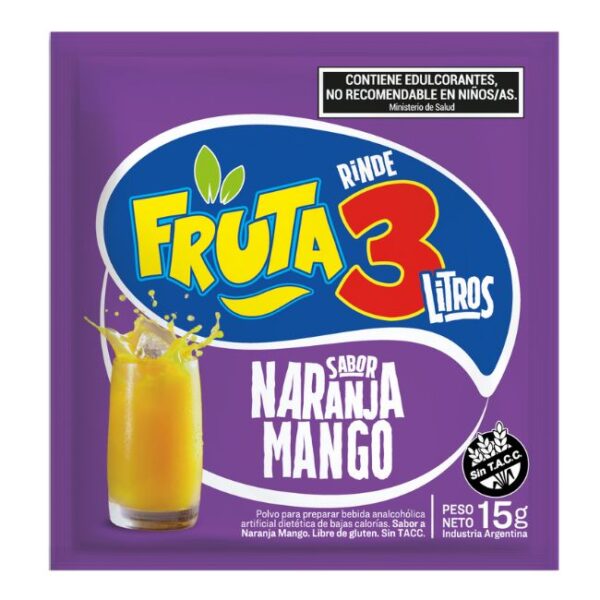 Jugo En Polvo Naranja-Mango Fruta 3