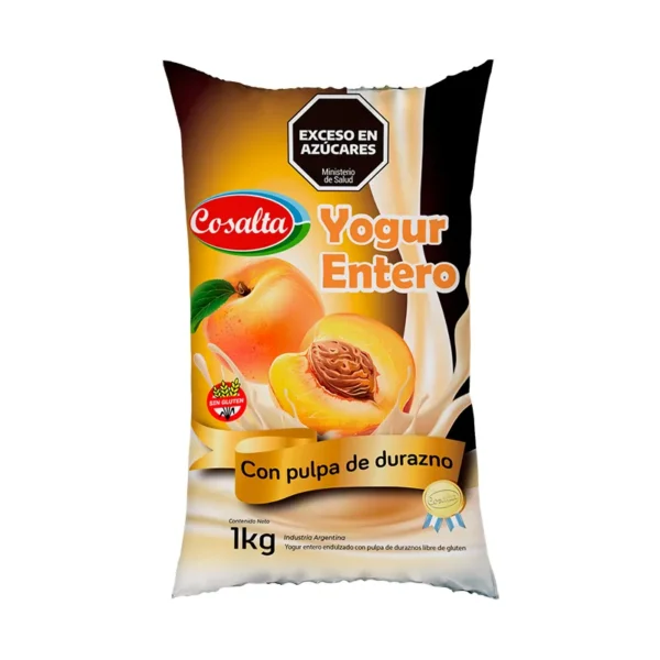 YOGURT COSALTA DE DURAZNO 1l C/PULPA