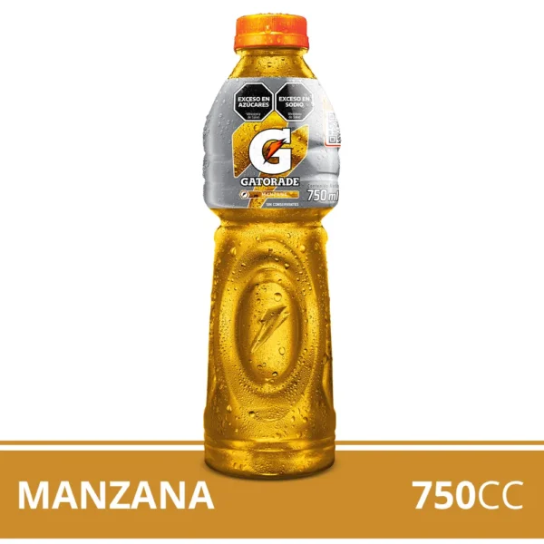 Bebida isotónica Gatorade manzana 750 cc.