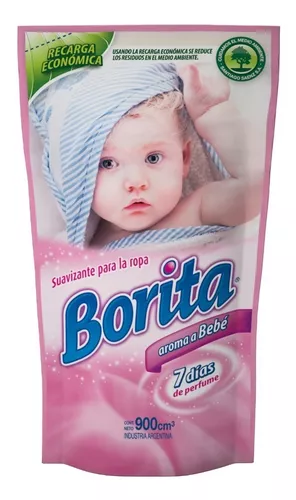 Borita Suavizante Para La Ropa Aroma A Bebe Doypack 900 Cm3