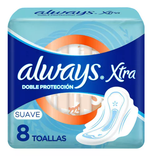 ALWAYS XTRA DOBLE PROT.SUAVE x8Un.